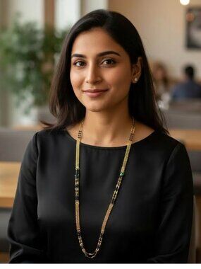 Elegant 22k Gold Finish Layered Necklace - Mangalsutra Style